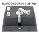 BLANCO LEGRA 6, SILGRANIT, black, w/o drain remote control, w/o bowl layout, 600 mm min. cabinet size